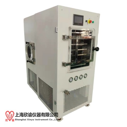上海欣諭2025款XY-FD-S10中試型凍幹機1平方普（pǔ）通型真空冷凍幹燥機實驗室摸索凍幹（gàn）工藝用（yòng）冷凍幹燥機，冰凍幹燥機，冷（lěng）凍幹燥（zào）儀（yí）